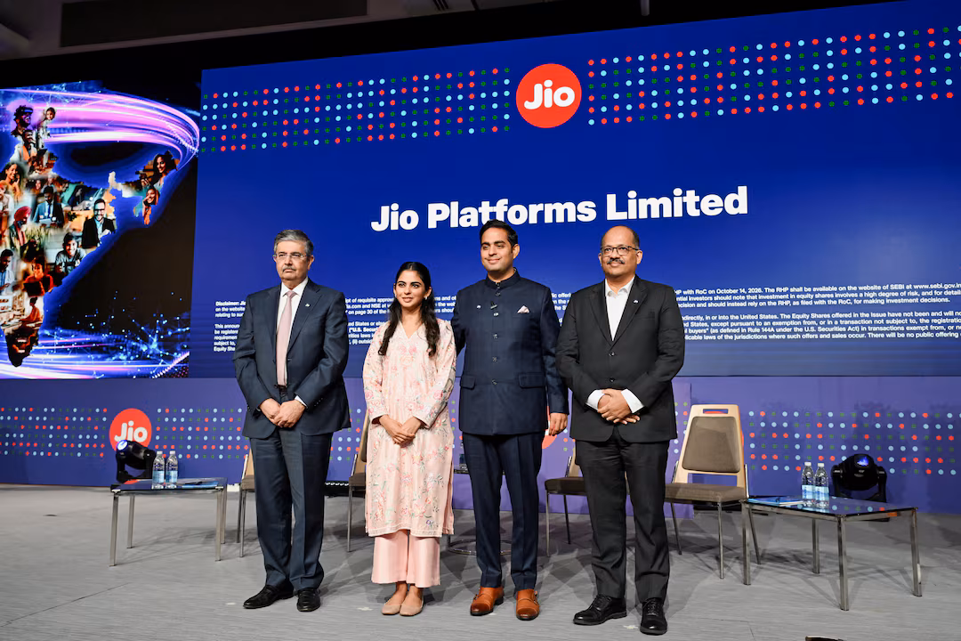 Jio Platforms IPO Opens: Subscribed 1.40 Times by Midday on Day One as Institutions Bid 4.10 Times and Retail Investors Just 0.42 Times