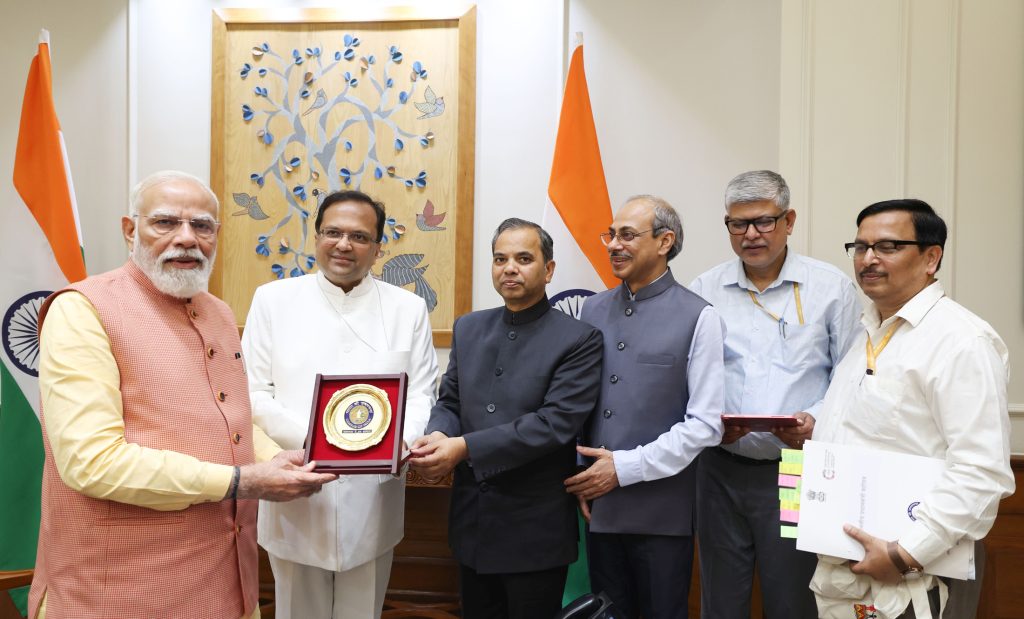 Prime Minister Narendra Modi taking part in self-enumeration for Census 2027