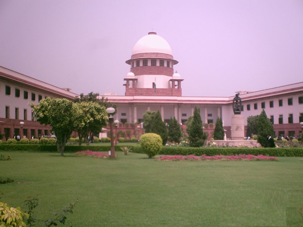 The Supreme Court of India building in New Delhi