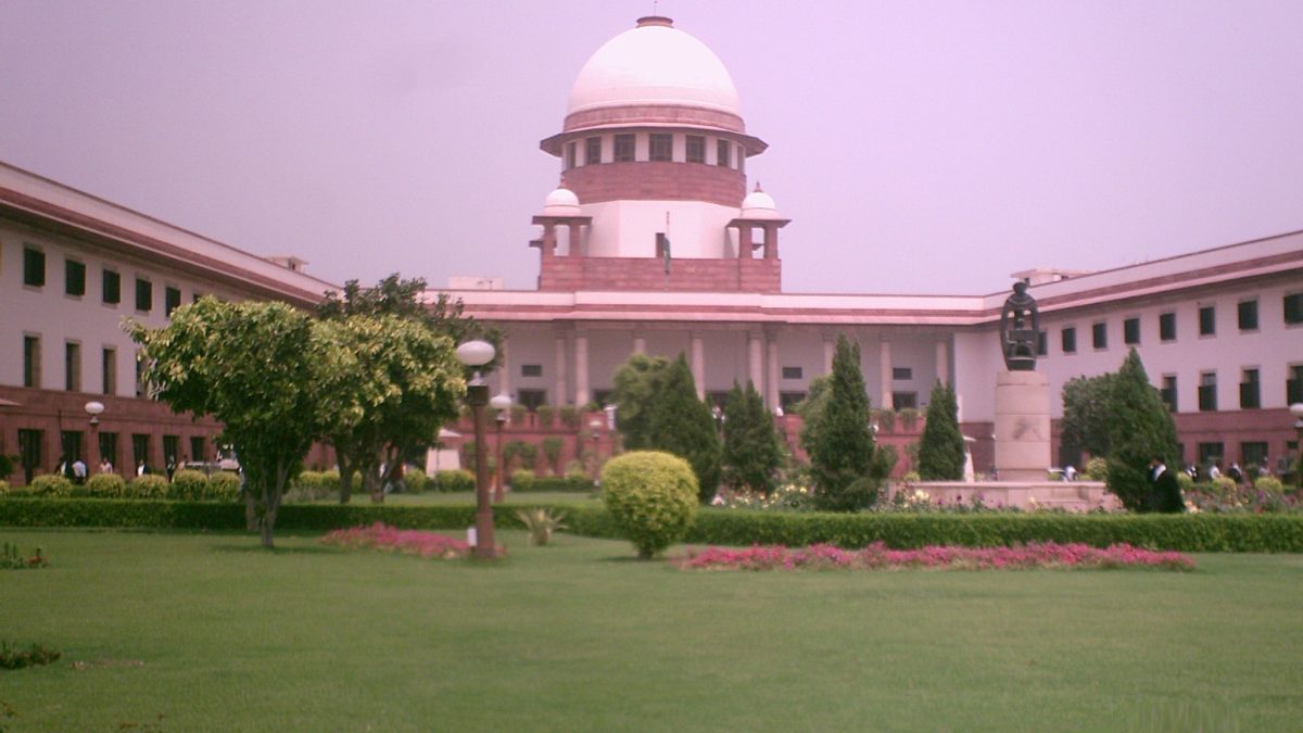 The Supreme Court of India building in New Delhi