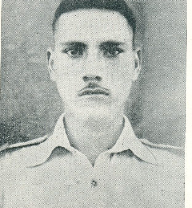 A black-and-white photograph of Abdul Hamid in uniform