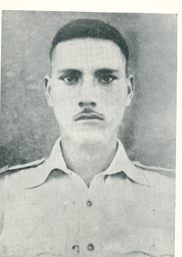 A black-and-white photograph of Abdul Hamid in uniform