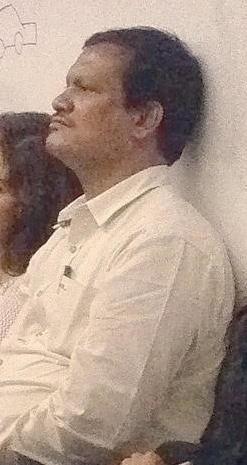 Arunachalam Muruganantham in profile, in a white shirt