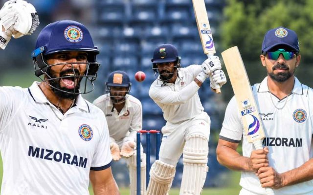 Chinmay Sutar’s Unbeaten 400 for Mizoram: Second Ranji Trophy Score of 400 After Nimbalkar’s 443*