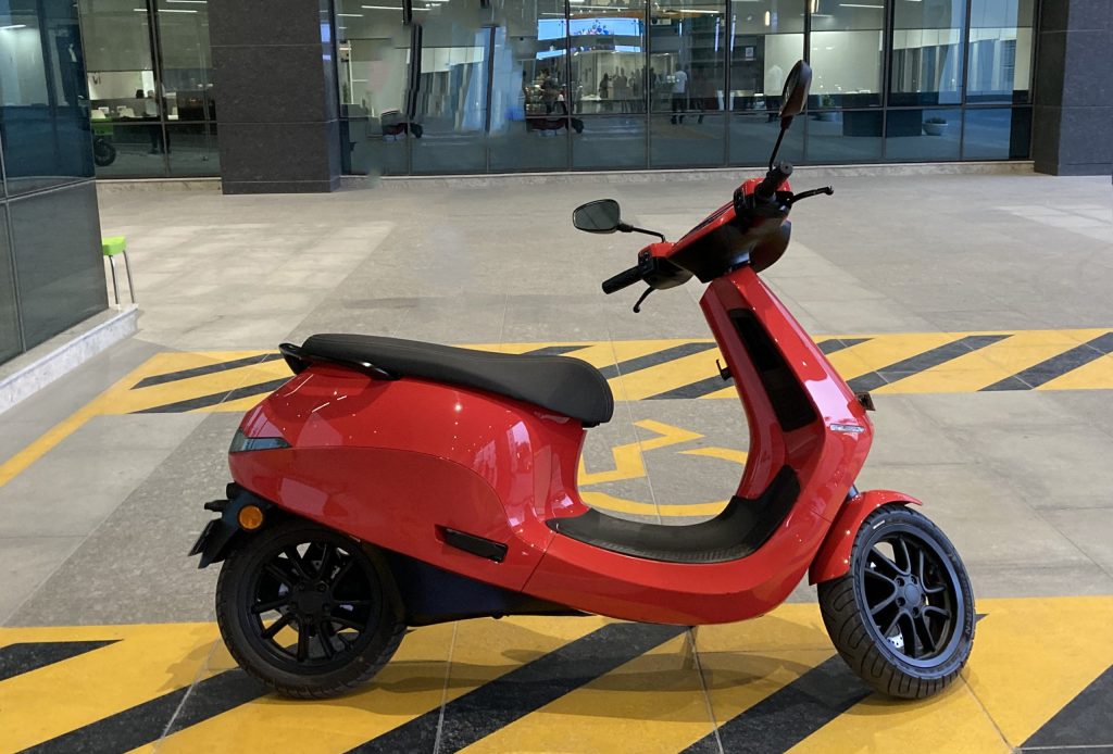 An Ola S1 Pro Gen 1 electric scooter