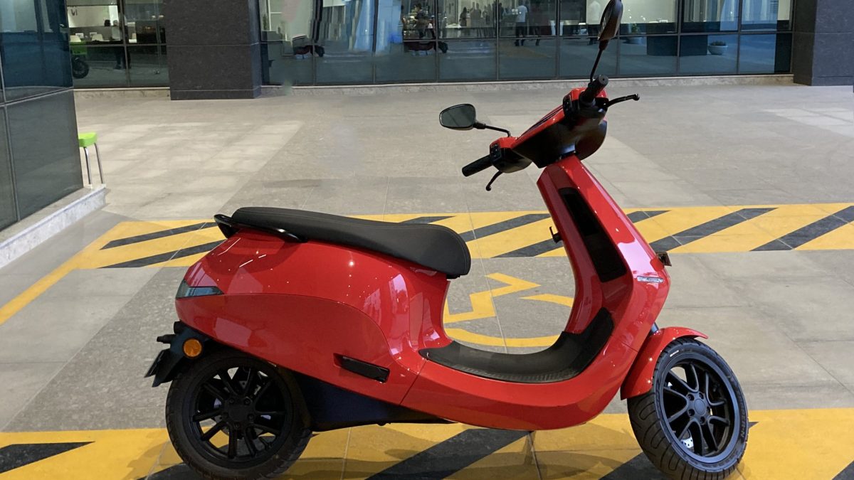 An Ola S1 Pro Gen 1 electric scooter