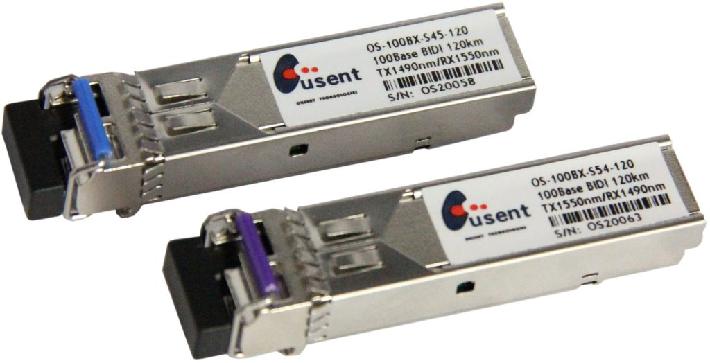 A bidirectional SFP optical transceiver module