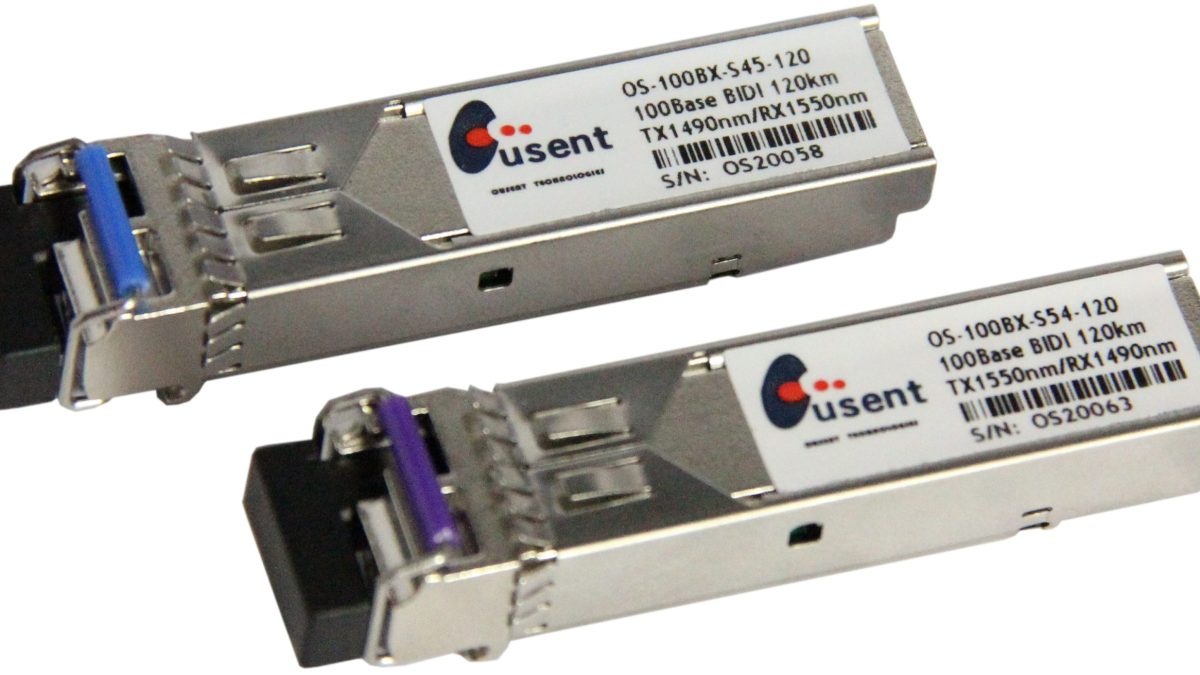 A bidirectional SFP optical transceiver module