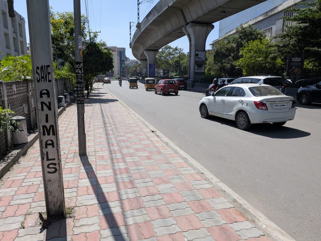 Office buildings in the Hitec City technology district of Hyderabad