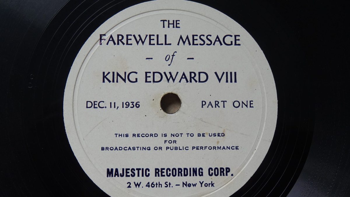 A collection of old gramophone records