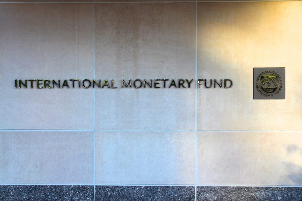 The International Monetary Fund building in Washington, DC