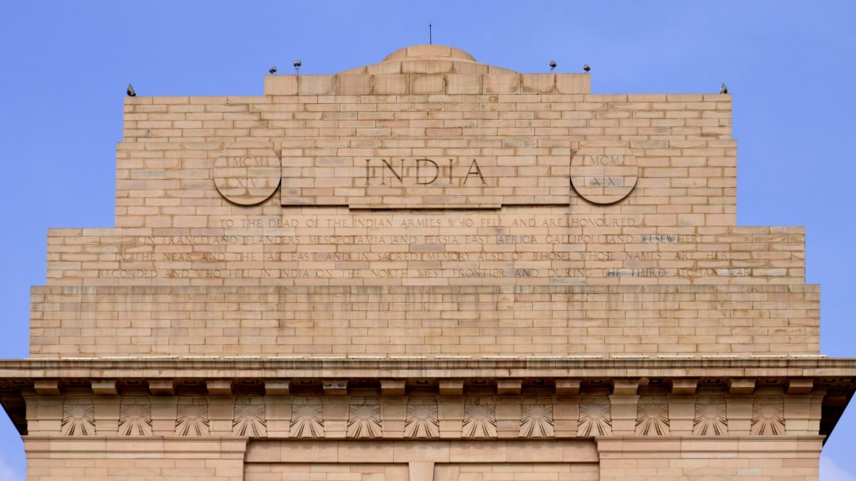 India Gate, the war memorial arch in New Delhi