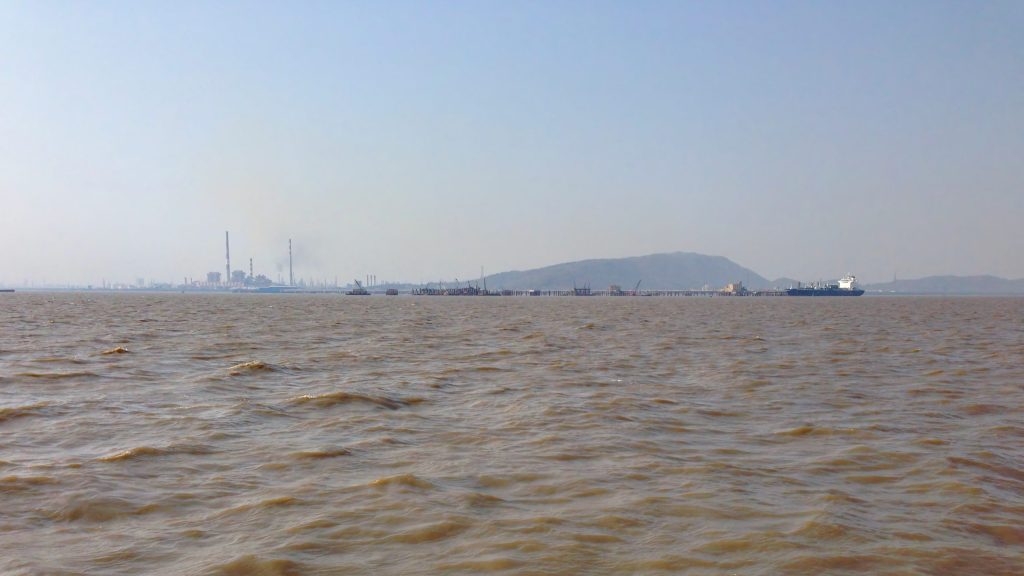 An oil refinery in Mumbai