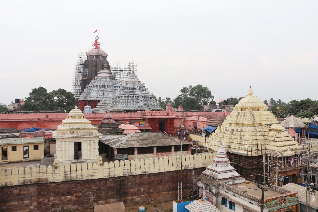 The Jagannath Temple in Puri, Odisha