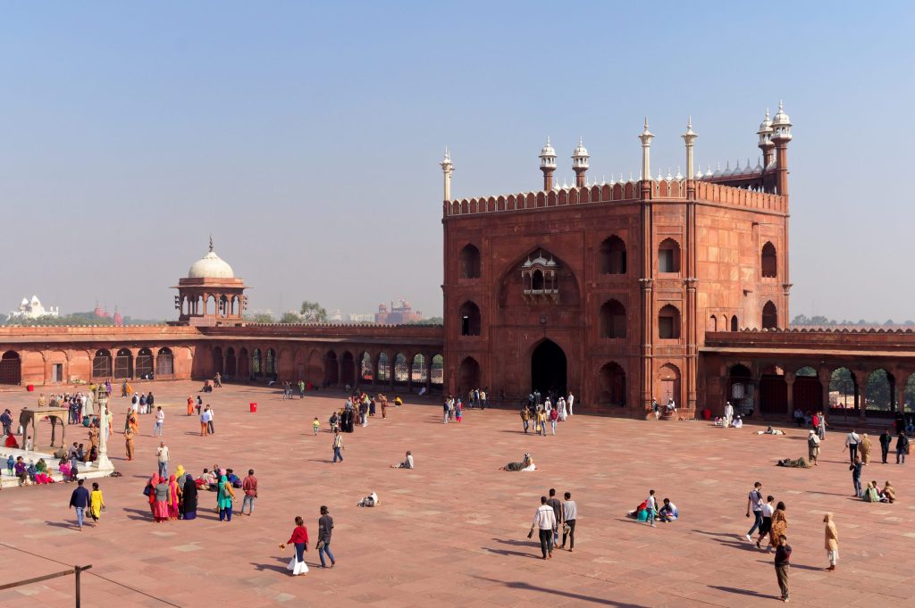 The Jama Masjid in Old Delhi
