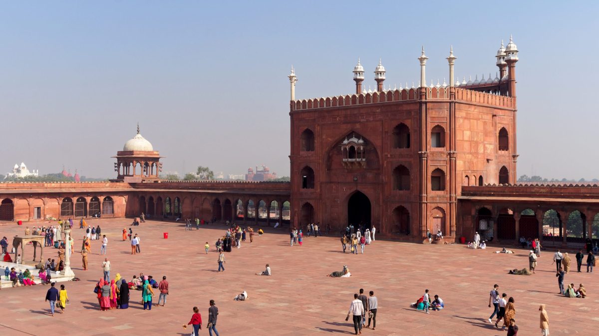 The Jama Masjid in Old Delhi