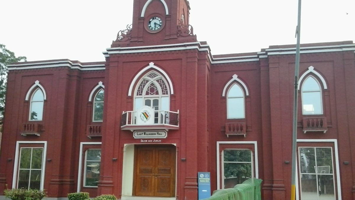 A hospital building at the Christian Medical College in Ludhiana