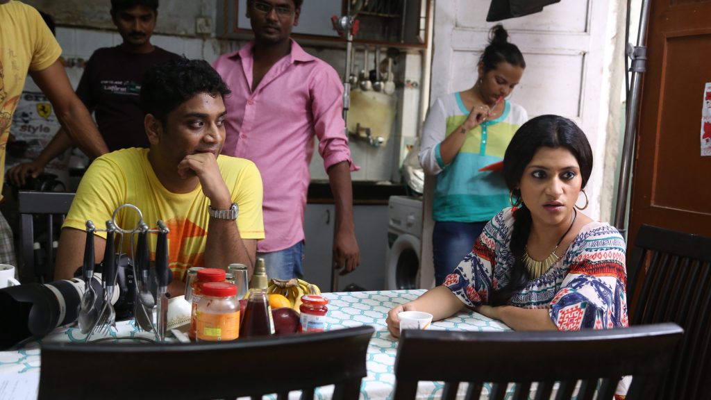 Konkona Sen Sharma with the director Jaydeep Sarkar