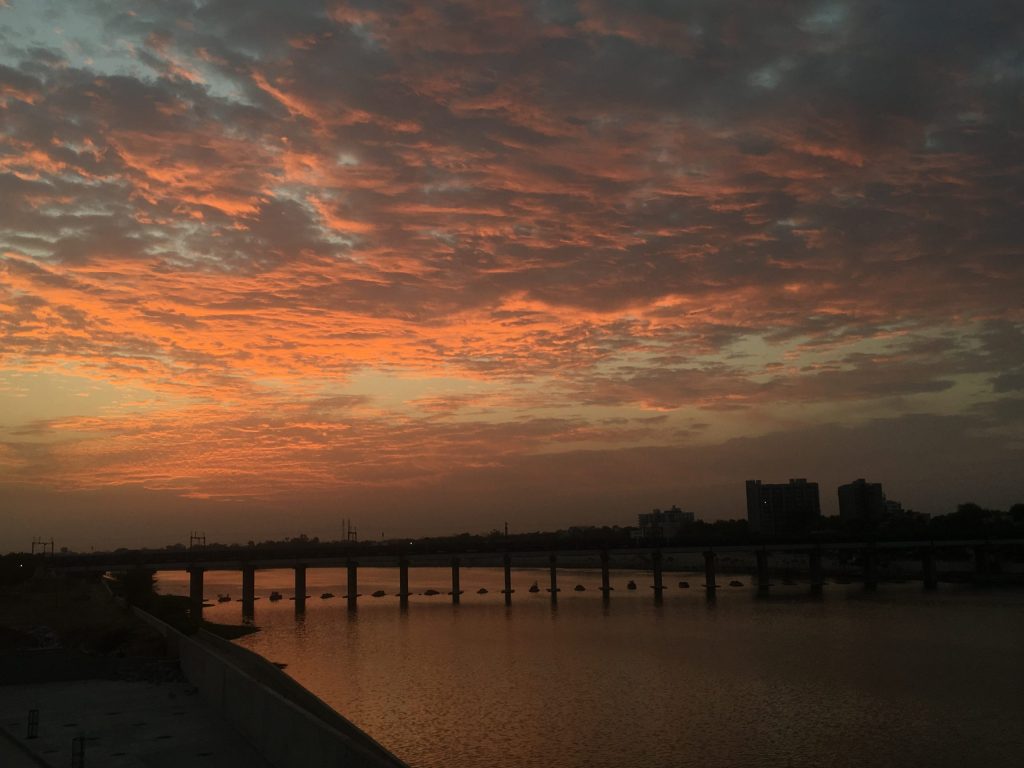 The Sabarmati River in Ahmedabad