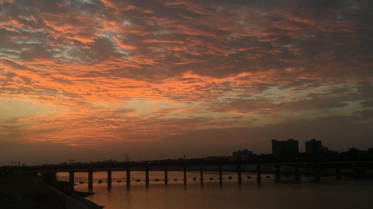 The Sabarmati River in Ahmedabad