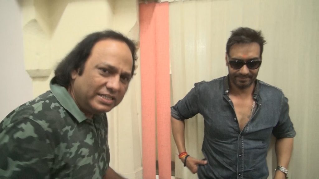Actor Ajay Devgn with Suresh Sharma