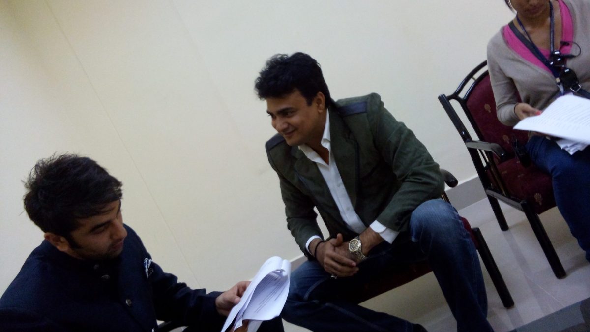 Actor Ranbir Kapoor with Akhil RD