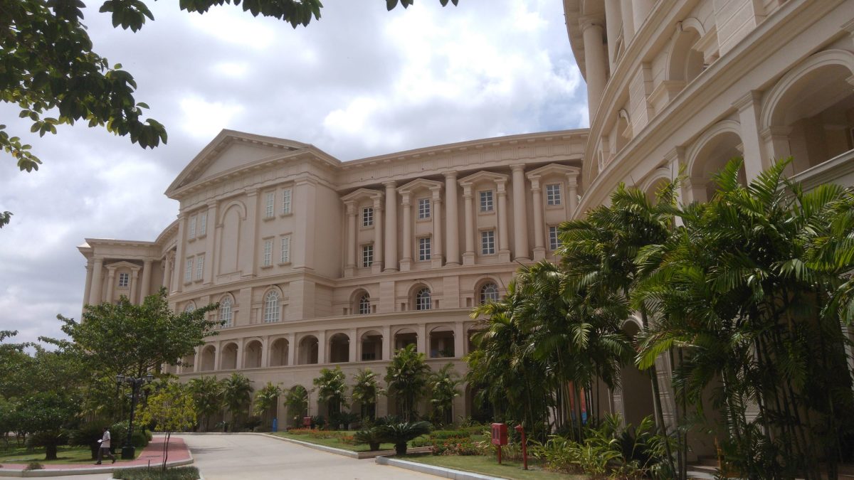 An IT services company campus in Mysuru