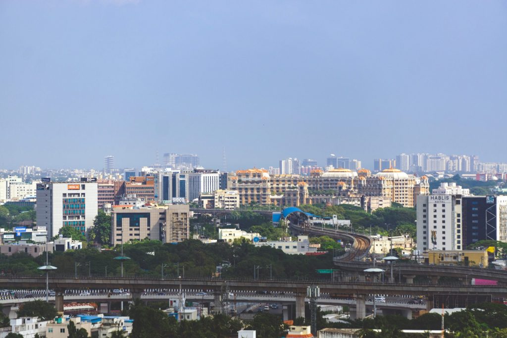 The skyline of Chennai