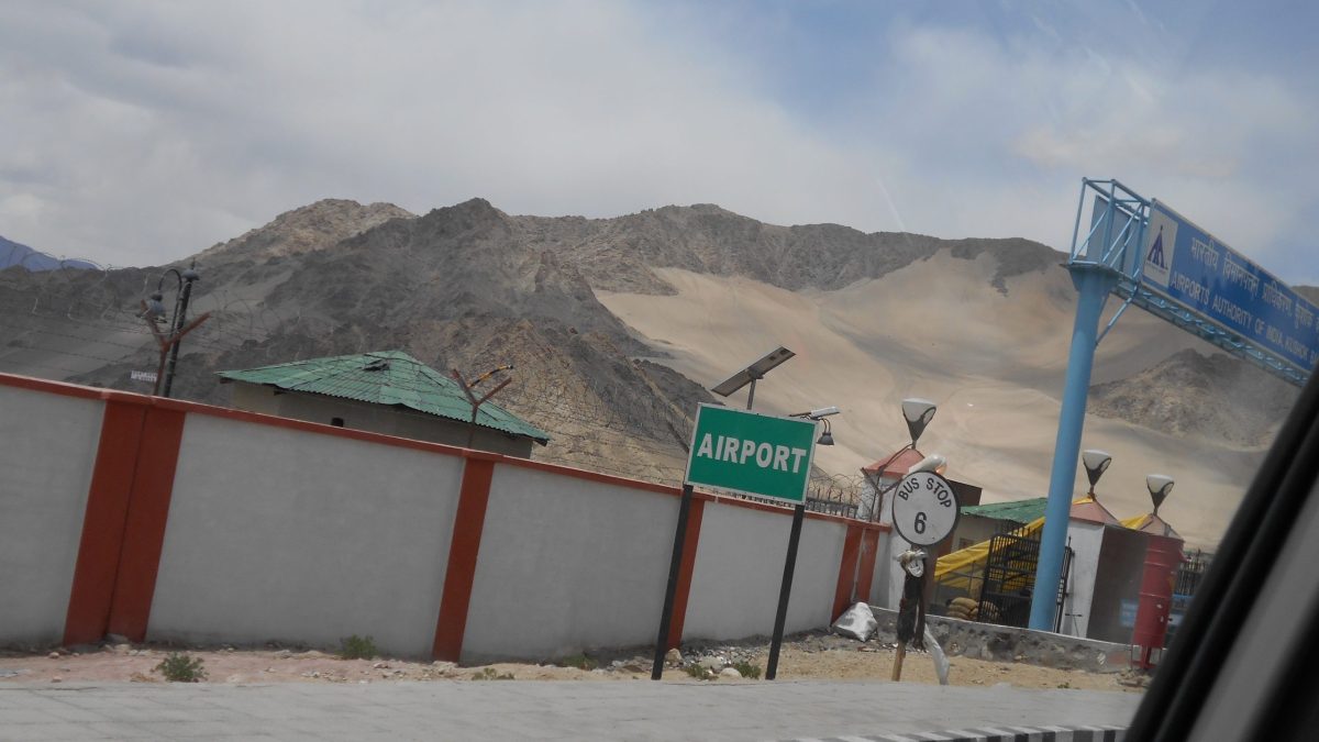 Kushok Bakula Rimpochee Airport at Leh