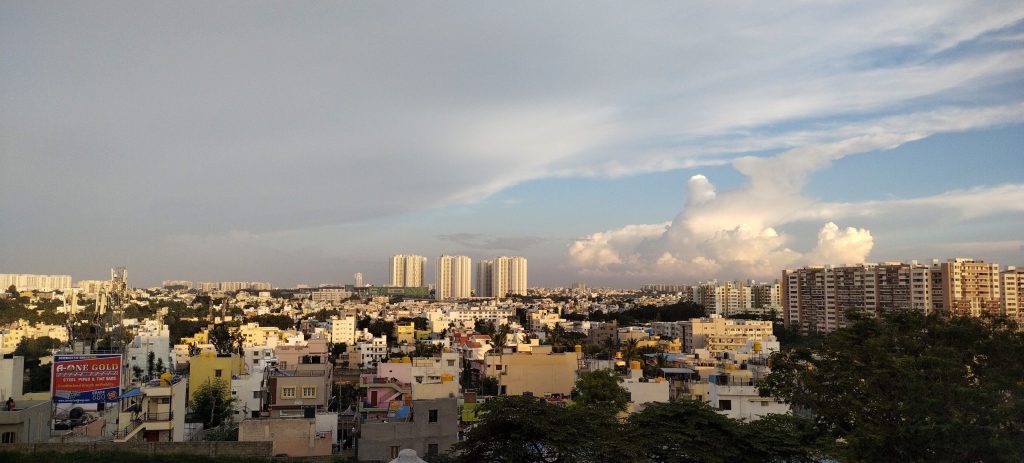 The skyline of south Bengaluru