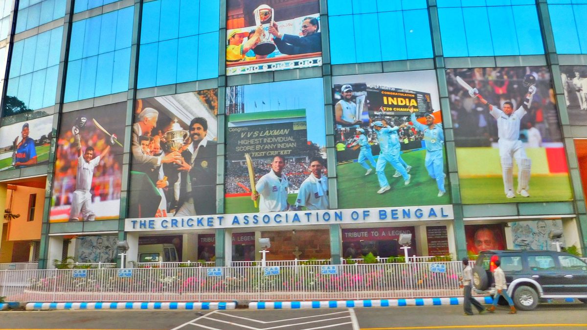 Eden Gardens cricket stadium in Kolkata