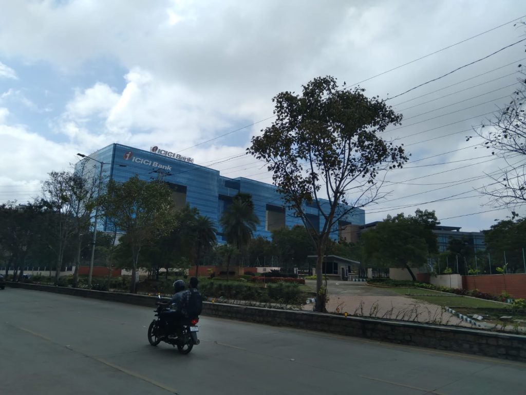The ICICI Bank towers in Hyderabad