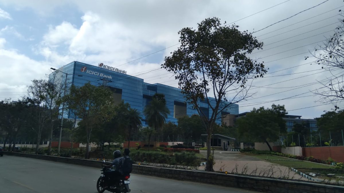 The ICICI Bank towers in Hyderabad