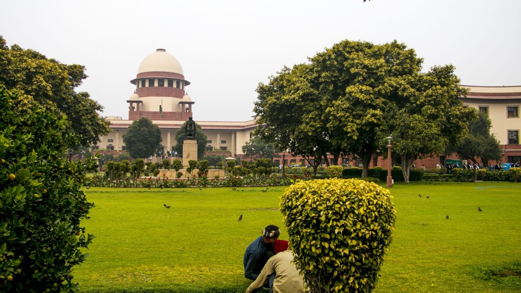 The Supreme Court of India building in New Delhi