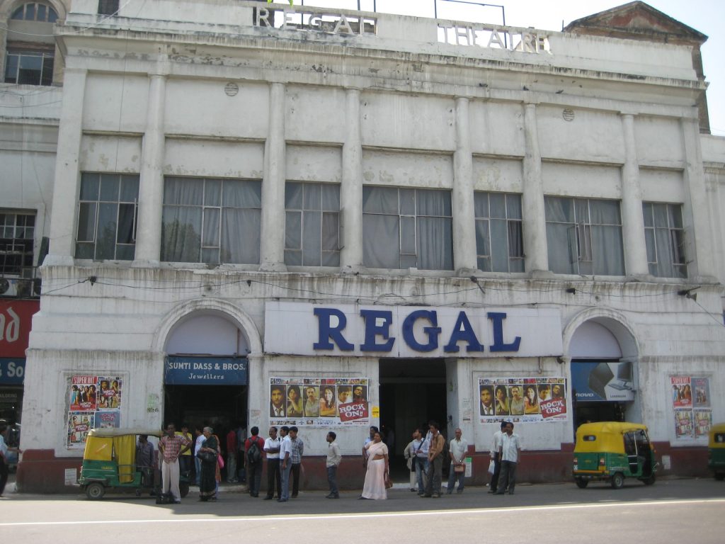 The Regal cinema at Connaught Place, New Delhi