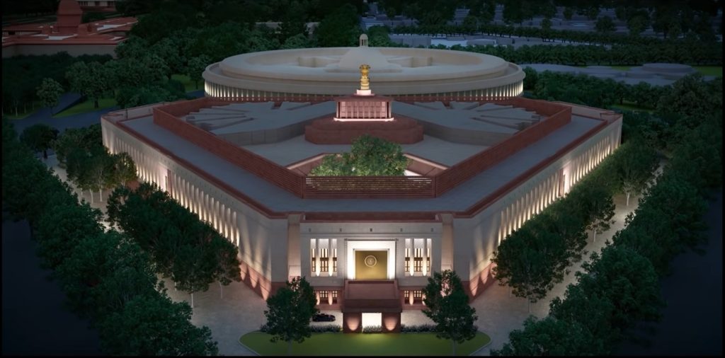 The new Parliament building in New Delhi