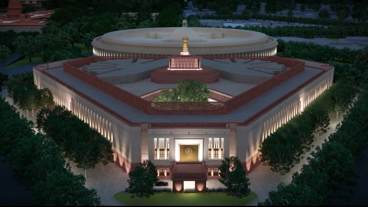 The new Parliament building in New Delhi