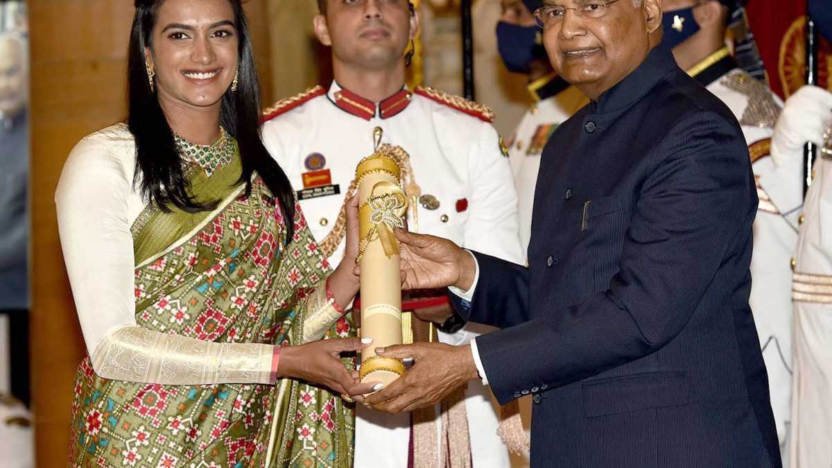 Badminton player PV Sindhu