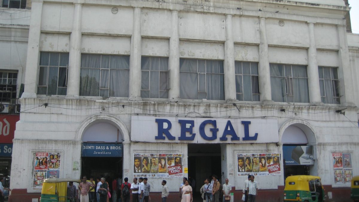 The Regal cinema at Connaught Place, New Delhi