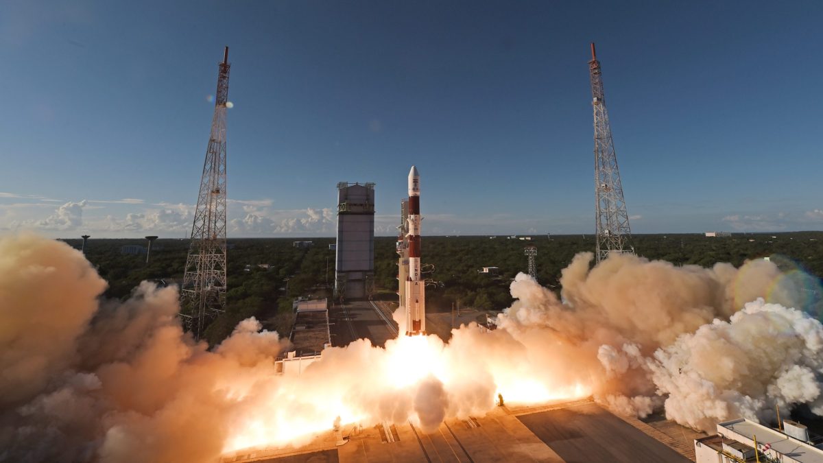 ISRO's PSLV-C59 after launch