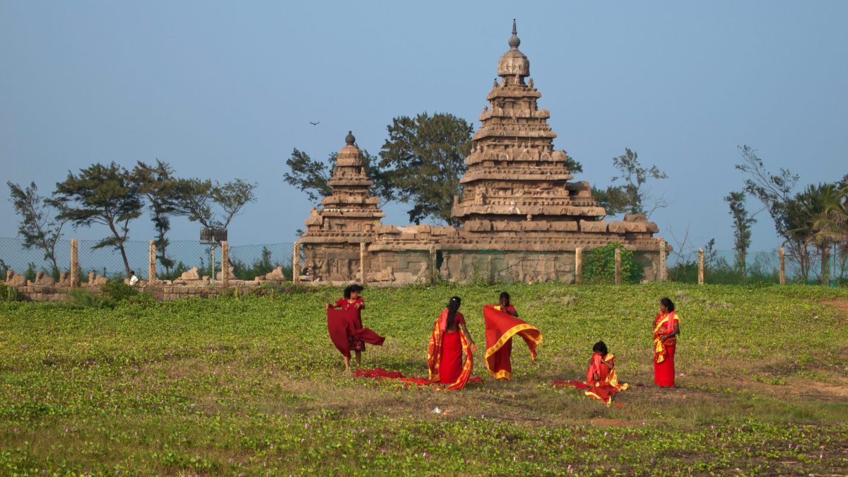 The Shore Temple at Mamallapuram