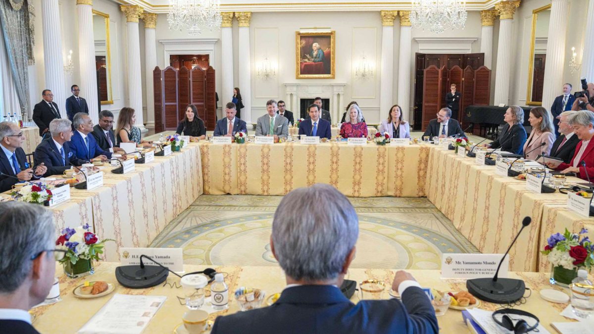 Secretary Rubio meets Quad foreign ministers at the State Department