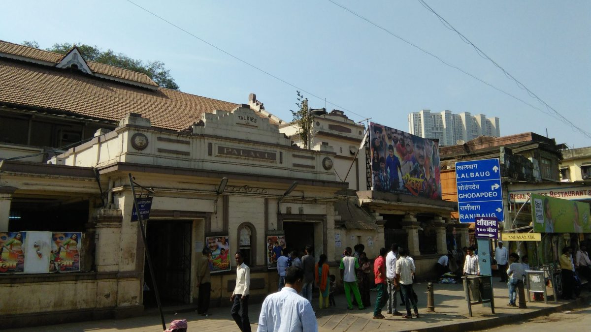 An old single-screen cinema in Byculla, Mumbai