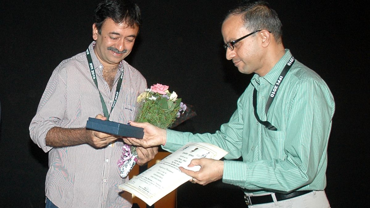 Rajkumar Hirani, director of 3 Idiots, at an event in 2010