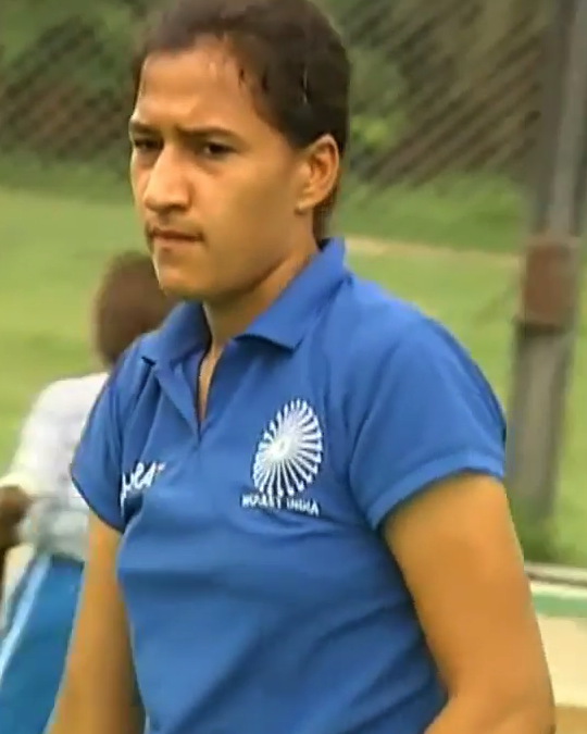 Rani Rampal in the India hockey jersey