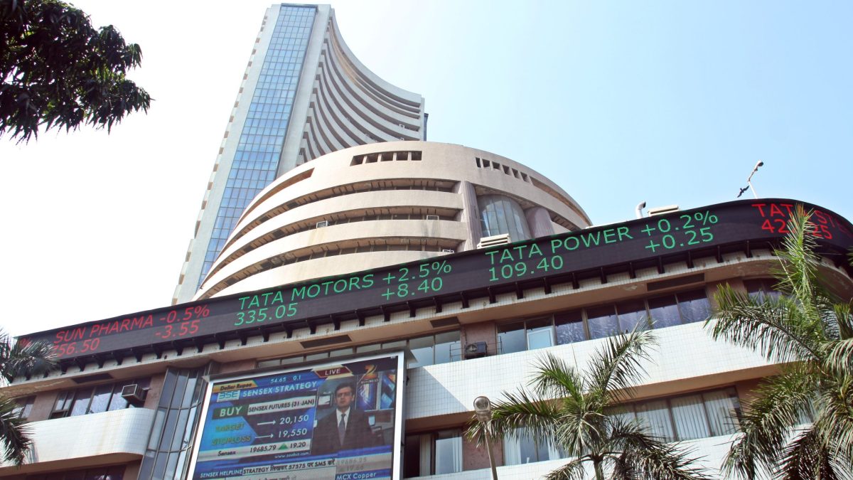 The BSE building on Dalal Street in Mumbai