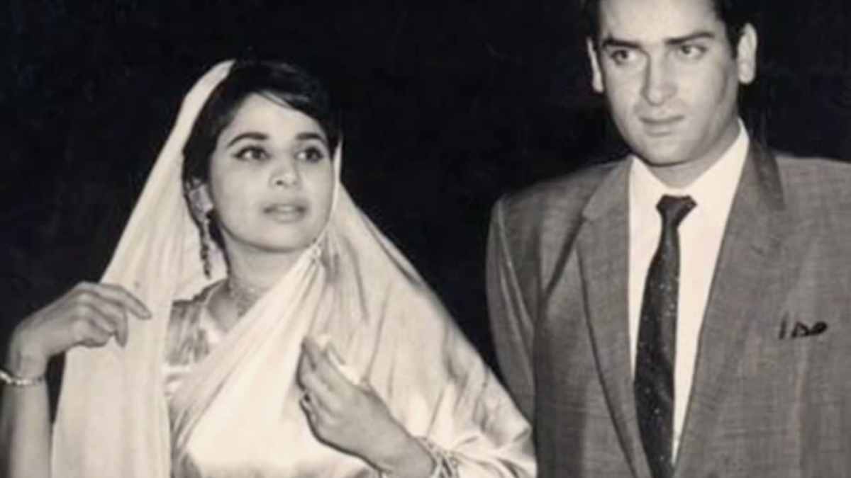 Geeta Bali and Shammi Kapoor together