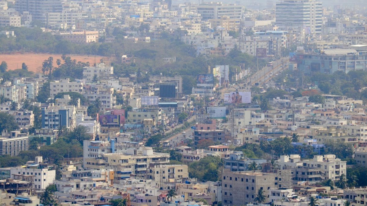 Visakhapatnam city seen from Kailasagiri hill